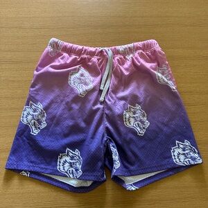 Darc Sport Club Monogram Mesh Shorts in LA Ombré Purple 4.5 in Inseam